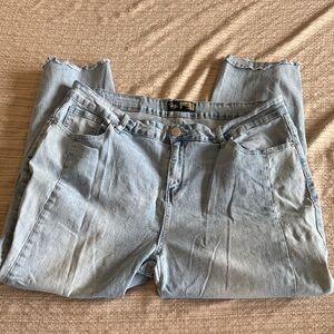 Suzanne Betro Light Blue Straight Leg Jeans